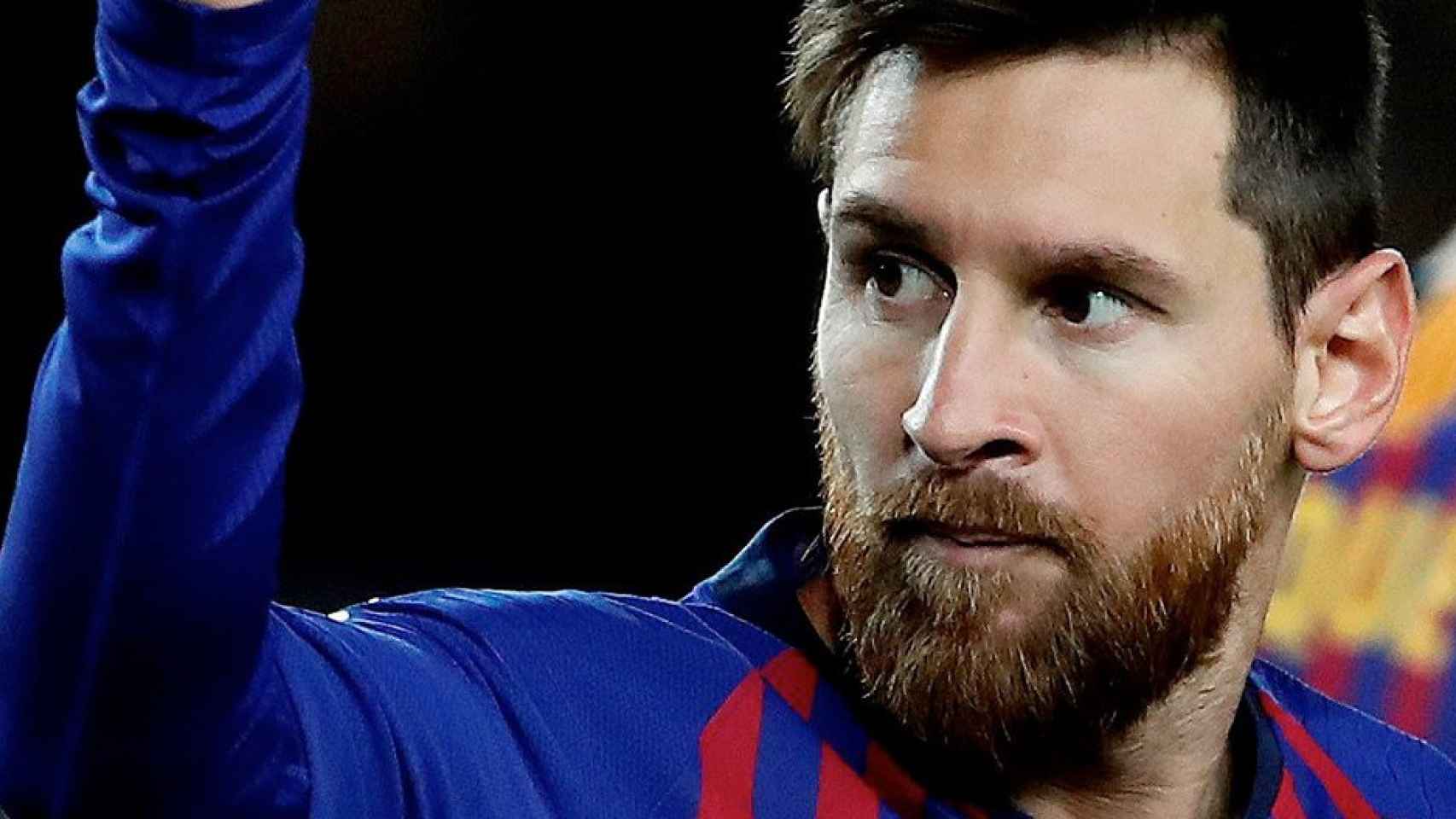 Leo Messi durante un partido del Barça / EFE