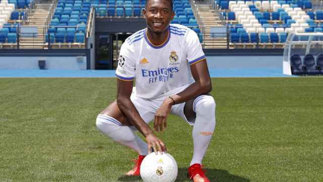 David Alaba en su presentación como nuevo jugador del Real Madrid / RM