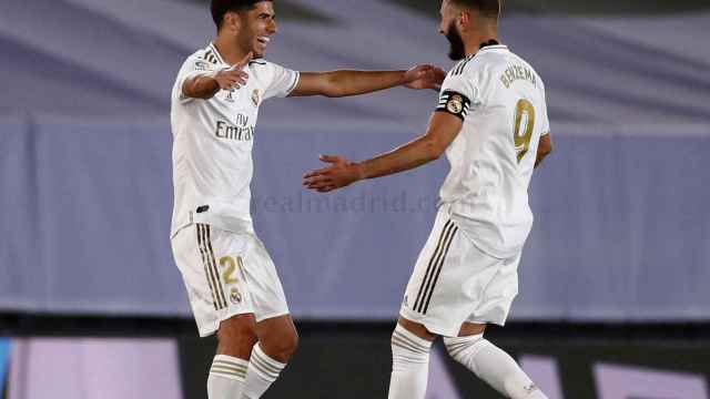 Marco Asensio y Karim Benzema, autores de los goles /REAL MADRID CF