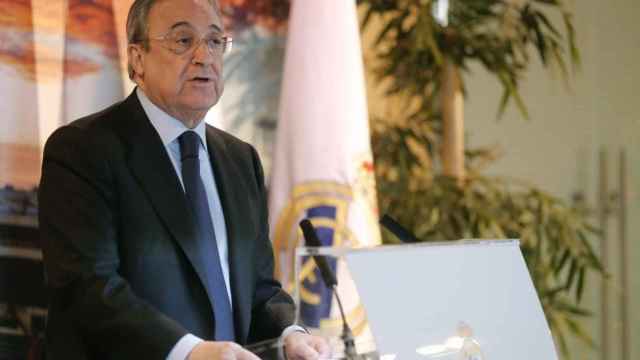 Florentino Pérez en un acto del Real Madrid / TWITTER