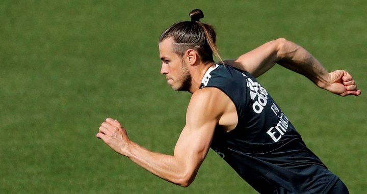 Gareth Bale en un entrenamiento del Real Madrid / EFE