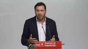 Óscar Puente, portavoz del PSOE y alcalde de Valladolid / EFE