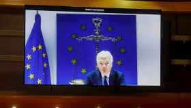 El comisario europeo de Justicia, Didier Reynders, en una comparecencia de finales de noviembre en la UE / EFE