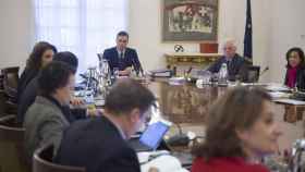 Imagen de la reunión semanal del Gobierno de Pedro Sánchez, que recurrirá la comisión de investigación del Parlament sobre Felipe VI /EUROPA PRESS
