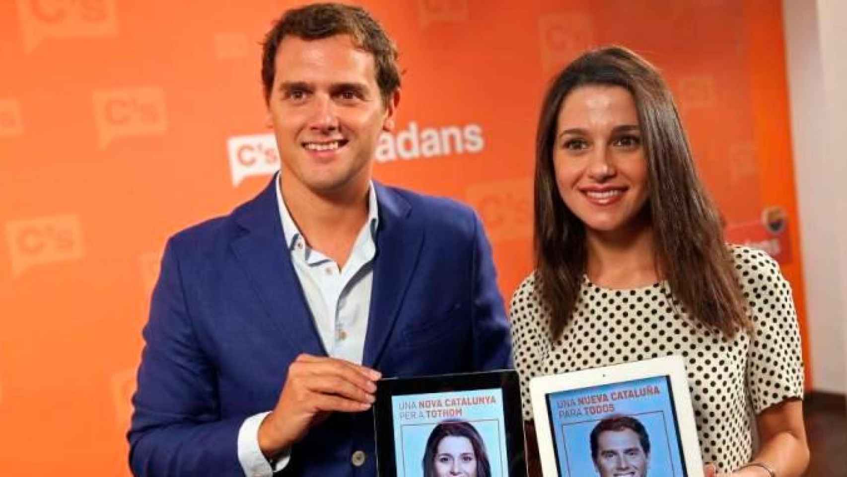 Los líderes de Ciudadanos Albert Rivera e Inés Arrimadas / EFE