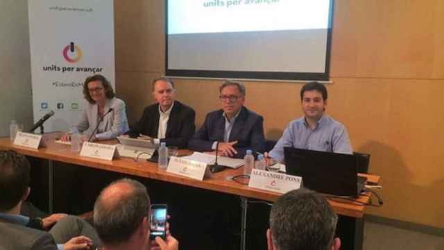 Presentación del manifiesto fundacional del nuevo partido Units per Avançar, apadrinado por Josep Duran Lleida / EUROPA PRESS