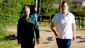 Rajoy, acompañado por José Benito Suárez, ha comenzado sus pequeñas vacaciones en Galicia / EFE
