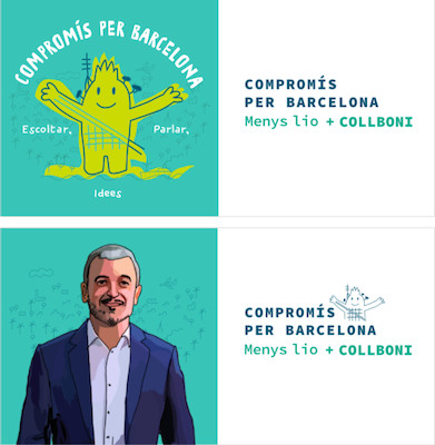 Ilustración de Javier Marsical para la plataforma 'Compromís per Barcelona'