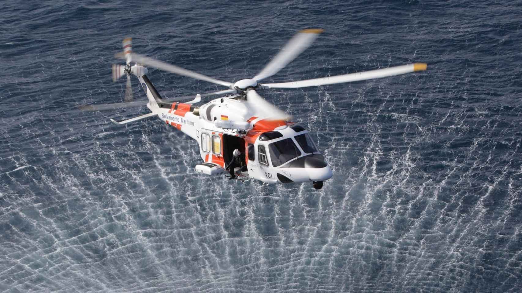 Helicóptero Helimer 201 de Salvamento Marítimo / CEDIDO POR SALVAMENTO MARÍTIMO