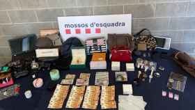 Objetos robados por el grupo criminal en varios domicilios de Barcelona / MOSSOS D'ESQUADRA