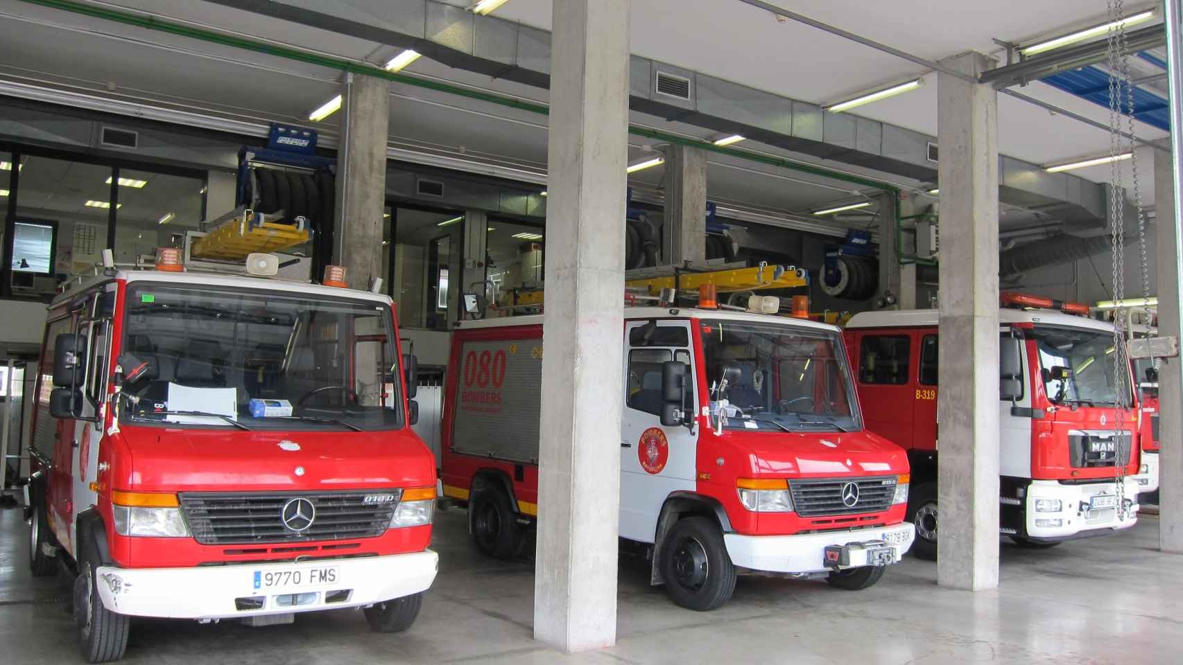 Camiones de bomberos, como los que han actuado en Canovelles  / EP