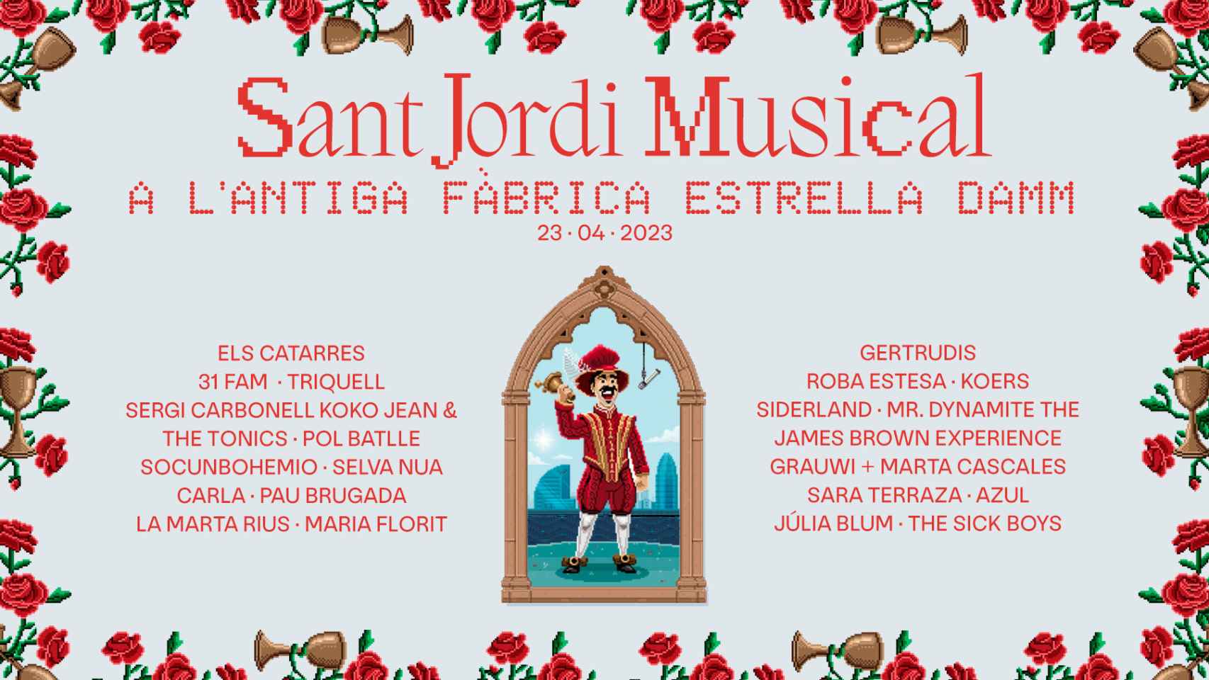Cartel de la edición del Sant Jordi Musical 2023 / DAMM