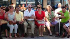 Un grupo de jubilados acogidos al Imserso, el programa de viajes para mayores / CG