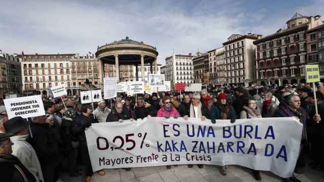 Una manifestación de pensionistas / EFE