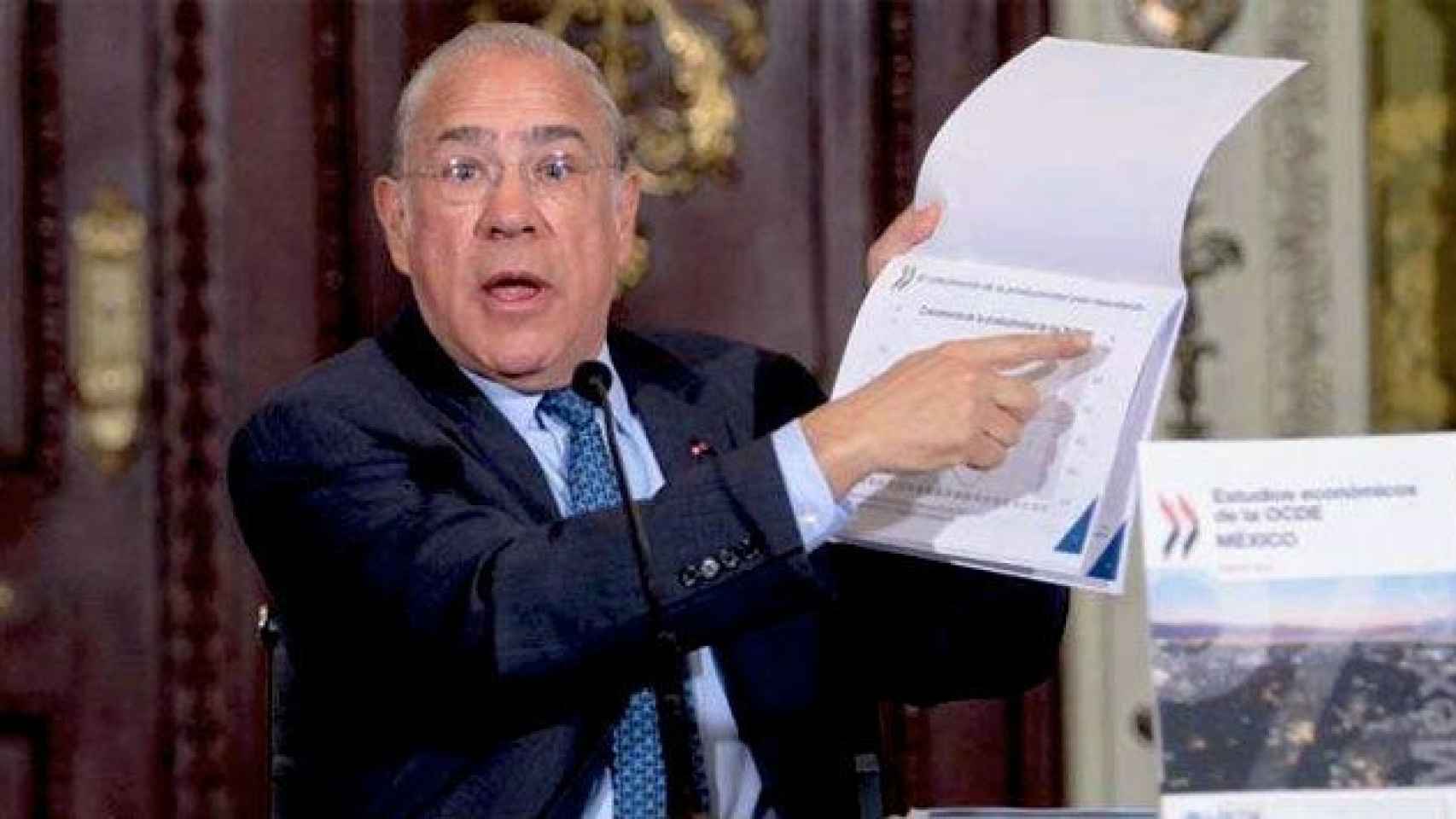 Ángel Gurría, secretario general de la OCDE, la institución que alerta del peligro de las 'empresas zombie' / EFE