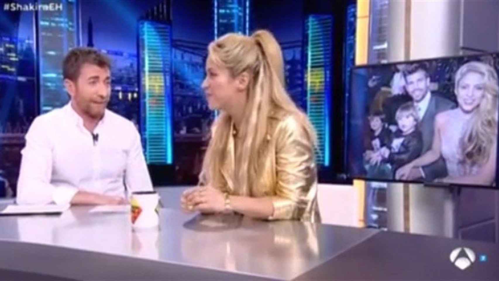 Shakira confiesa en 'El Hormiguero' su primera impresión al ver a Piqué