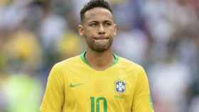 Una foto de Neymar durante un partido con Brasil / Twitter