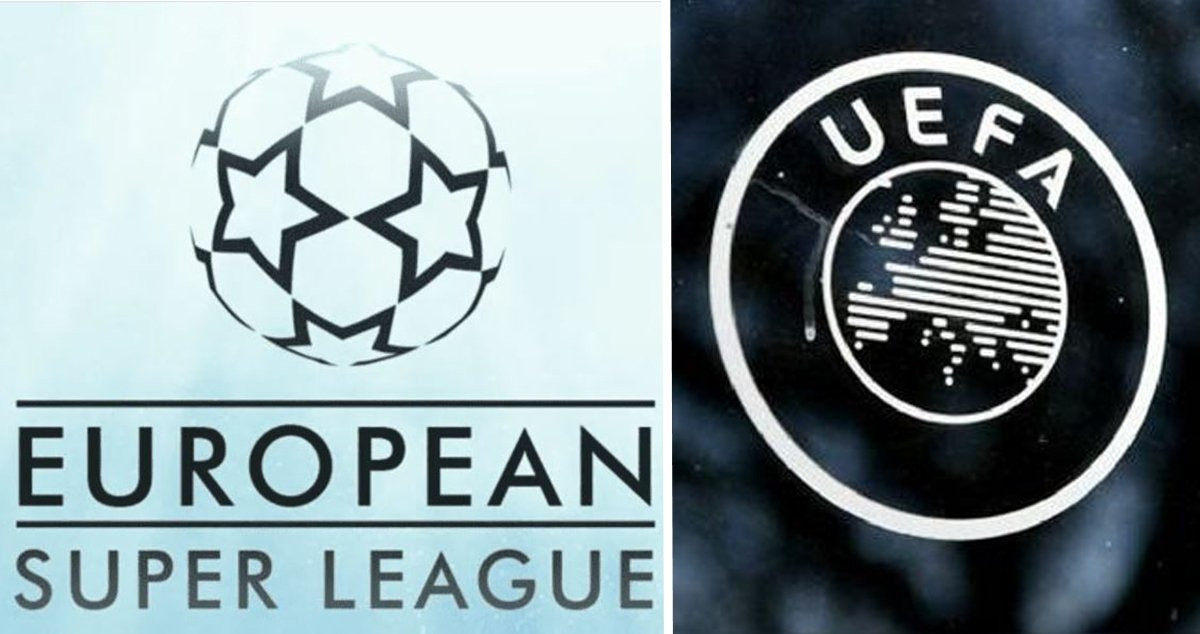 Superliga Europea y UEFA, en un montaje / CULEMANÍA