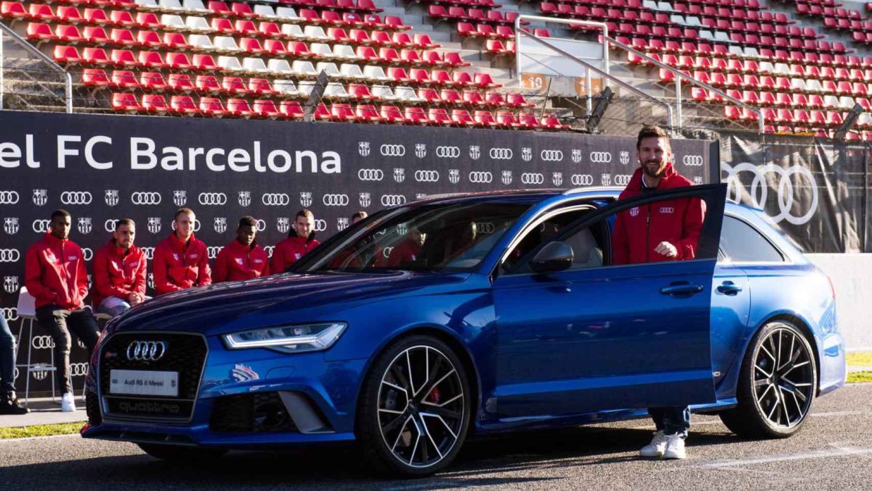 Leo Messi en la entrega anual de cohes Audi de la temporada pasada / EFE