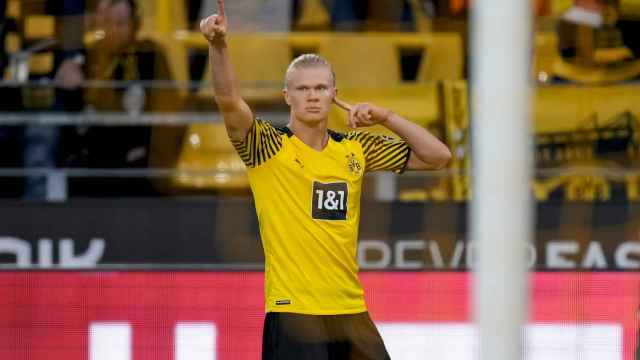 Haaland celebrando un gol con el Borussia Dortmund / Redes