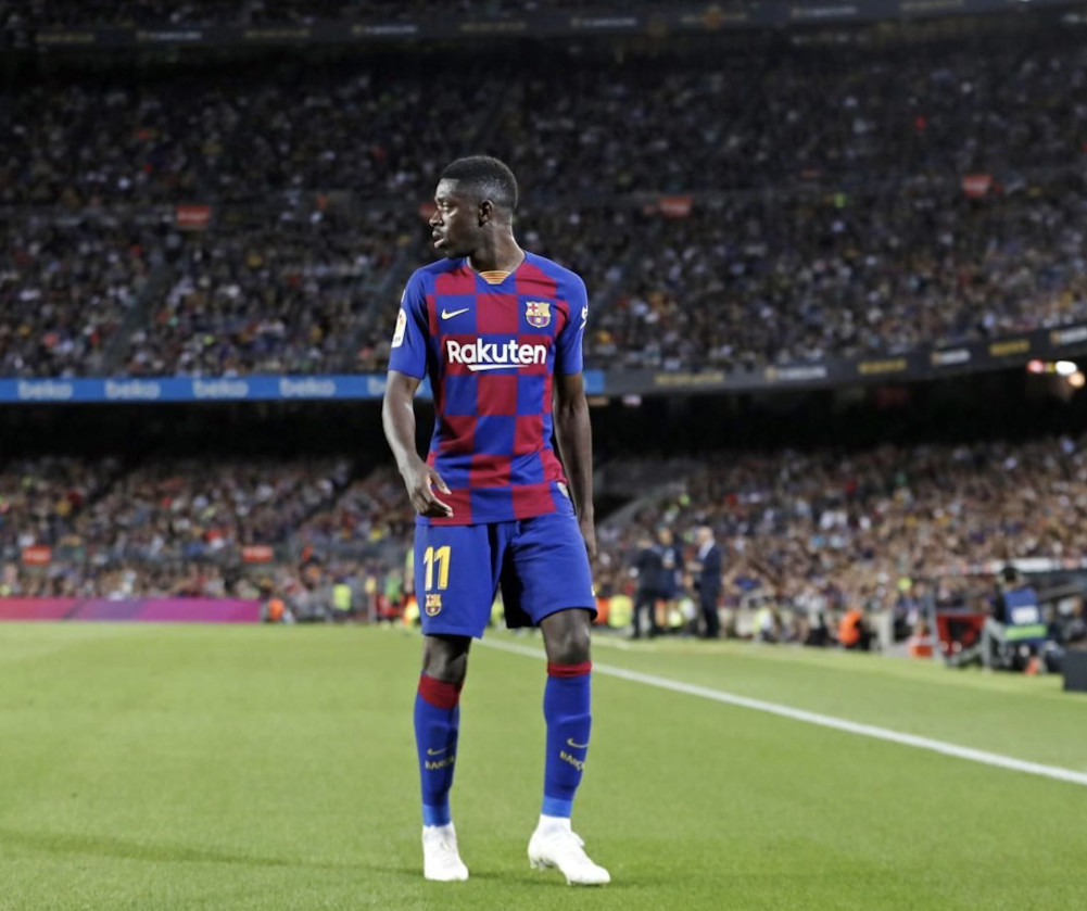 Una foto de Ousmane Dembelé durante un partido del Barça / FCB