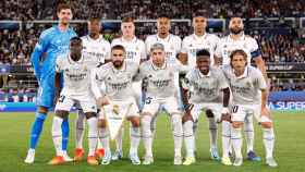 Alineación del Real Madrid en la Supercopa de Europa / Real Madrid