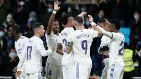 Los jugadores del Real Madrid celebrando un gol / Real Madrid