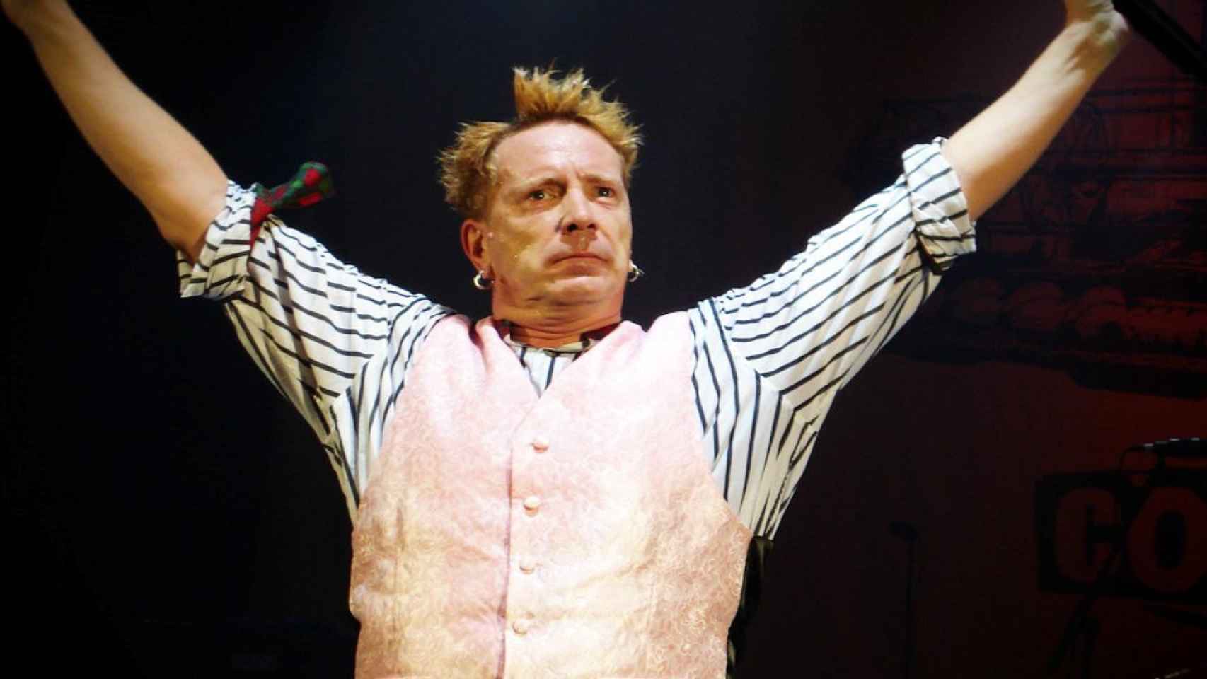 Johnny Rotten, excantante de los Sex Pistols