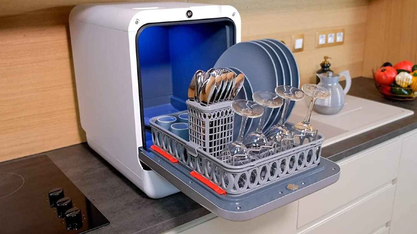 Máquina para lavar los trastes (Mini Lavavajillas Haus)