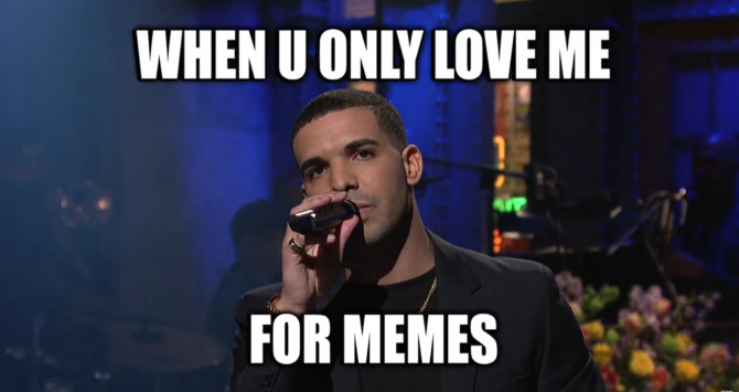 Meme del cantante Drake / IMAGEN DE ARCHIVO
