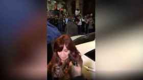 La vicepresidenta argentina, Cristina Kirchner, en el momento del intento de magnicidio / EP