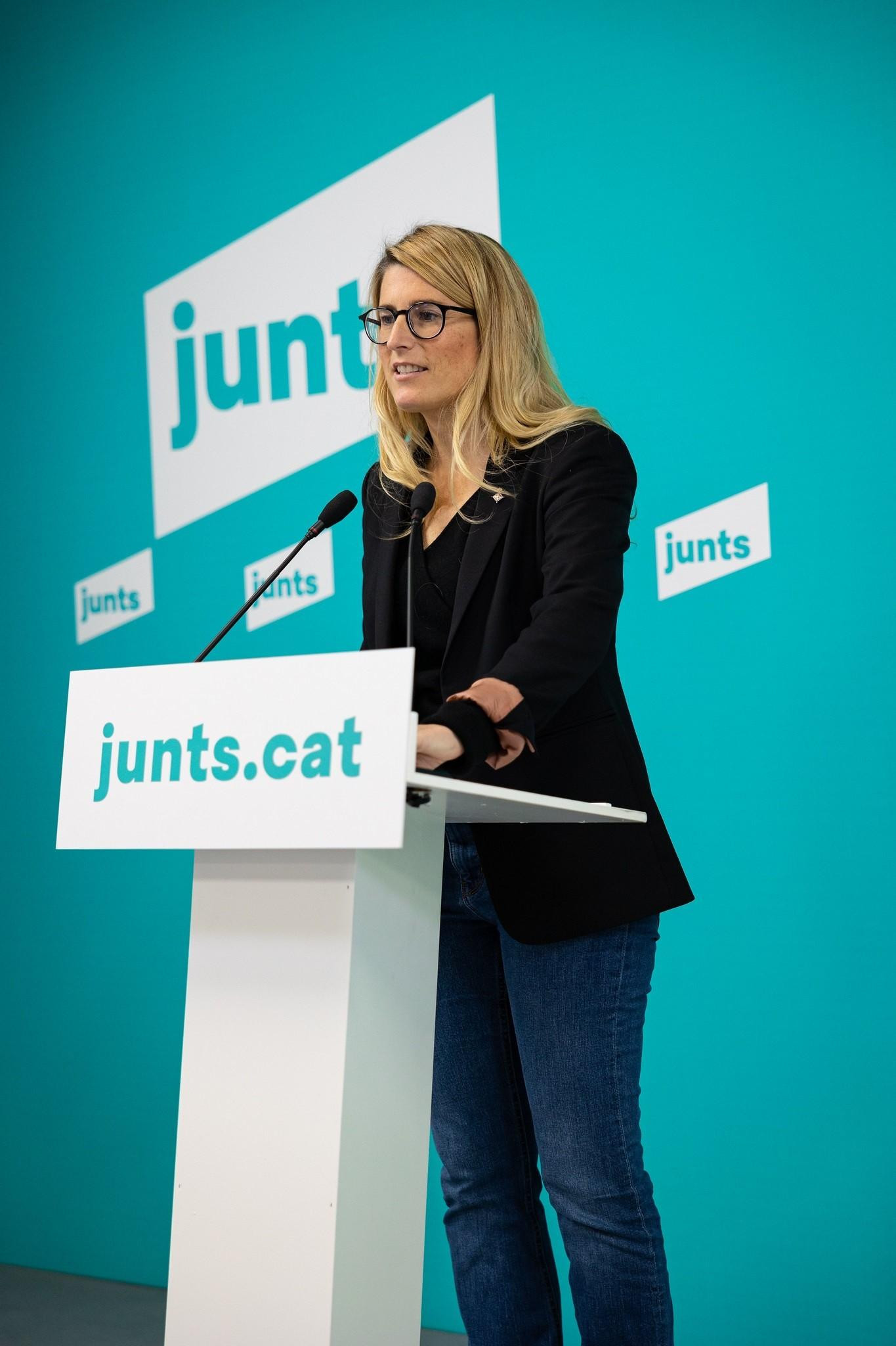 La vicepresidenta de JxCat y diputada en el Parlament, Elsa Artadi / JUNTS