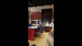 Captura del vídeo en el que la concejal proclama de su peculiar juramento / FNC