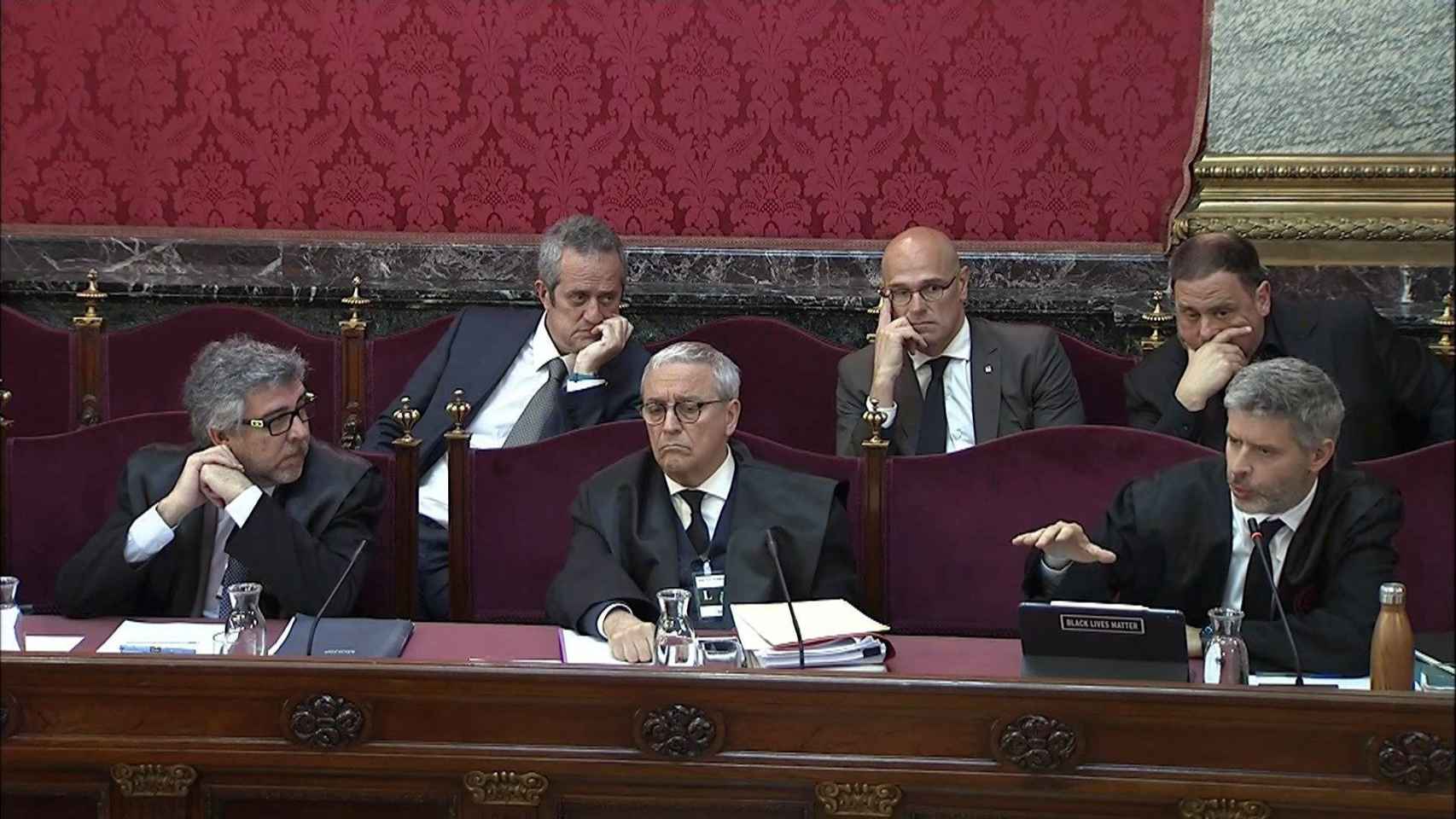 Jordi Pina, Xavier Melero y Andreu Van den Eynde en el Supremo