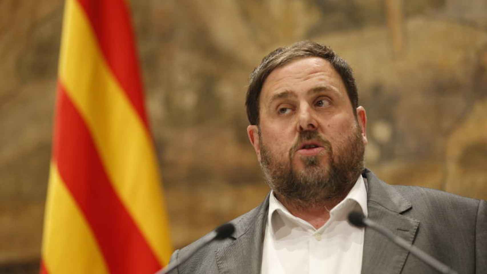 Oriol Junqueras, exvicepresidente de la Generalitat, a quien el juez Llarena ha negado el permiso de excarcelación / EFE