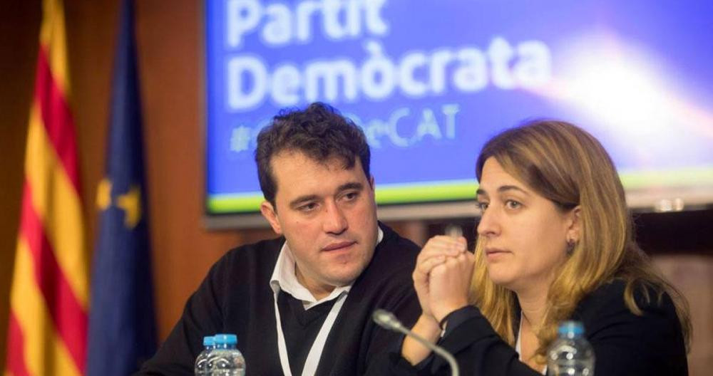 David Bonvehí, presidente del PDECat, y Marta Pascal, ahora líder del PNC /EFE