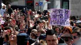 Manifestación en Madrid en contra de la sentencia de 'La Manada' / EFE