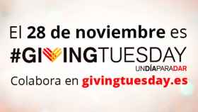 Campaña de Un día para dar o 'Giving Tuesday' España