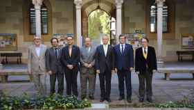 Imagen de los siete candidatos que concurren a las elecciones de la Universidad de Barcelona / EFE