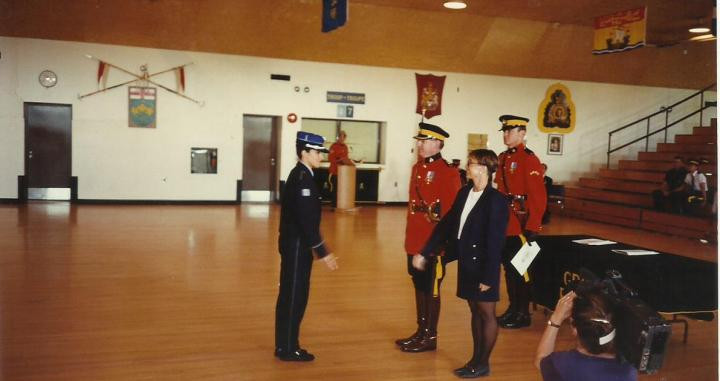 diploma fin curso RCMP (Policia montada Canada)