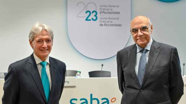 Josep Martínez Vila y Salvador Alemany, consejero delegado y presidente de Saba / CEDIDA