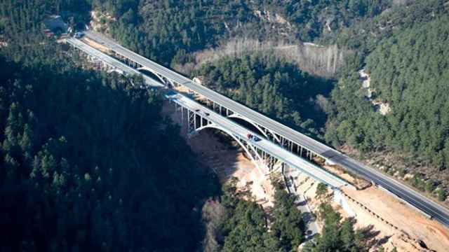 Imagen del Eix Trasnversal (C-25) que conecta Lleida y Girona sin pasar por Barcelona / CG