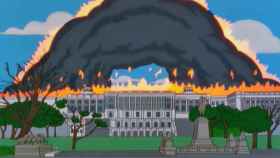 El Capitolio en llamas, visto por 'Los Simpson' / YOUTUBE