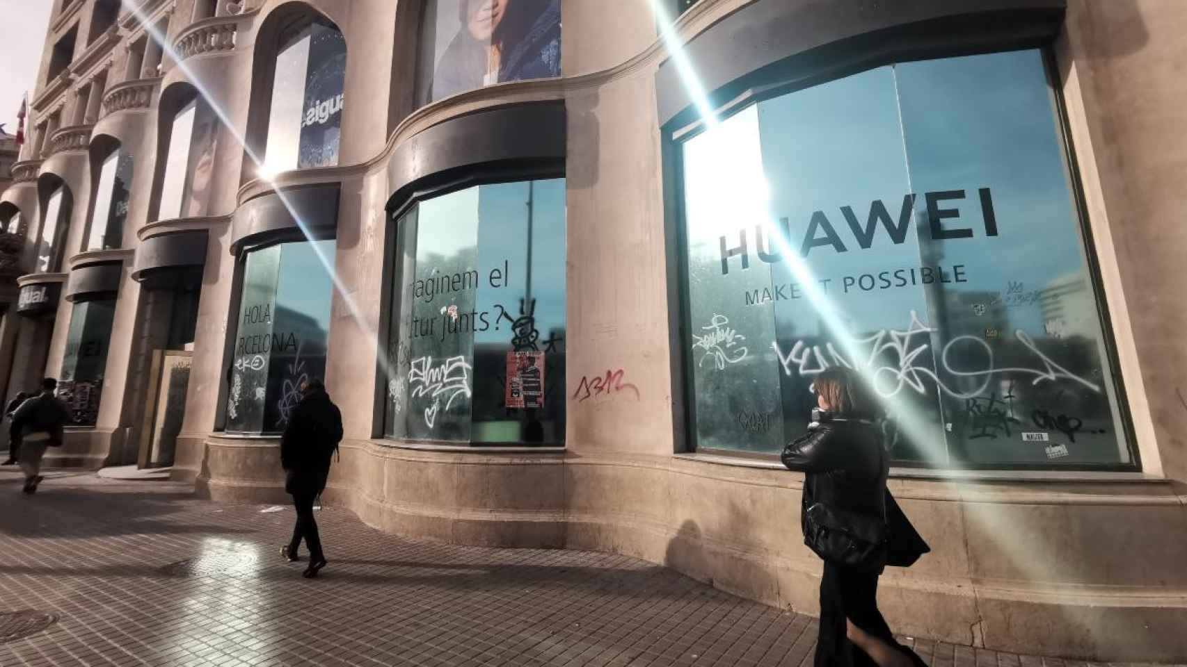 La tienda de Huawei en Barcelona / CG