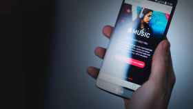 Apple Music en un dispositivo móvil