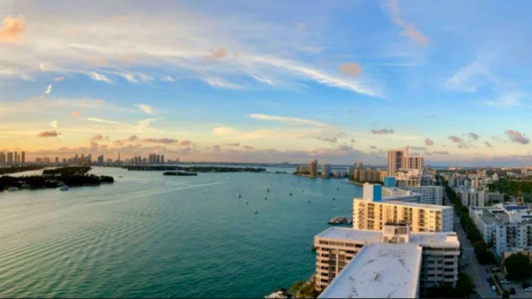Miami vista desde una de las terrazas que se alquilan en Viewnary / VIEWNARY