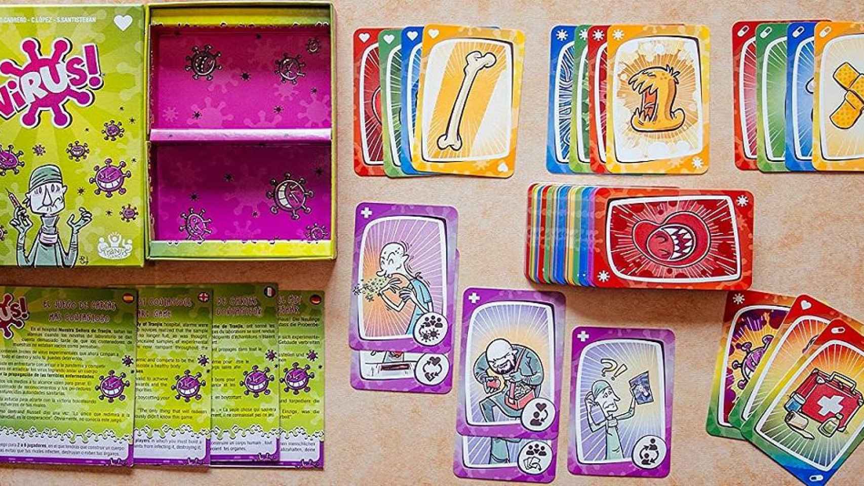 El juego de cartas Virus es uno de los juguetes más vendidos en Amazon / TRANJIS