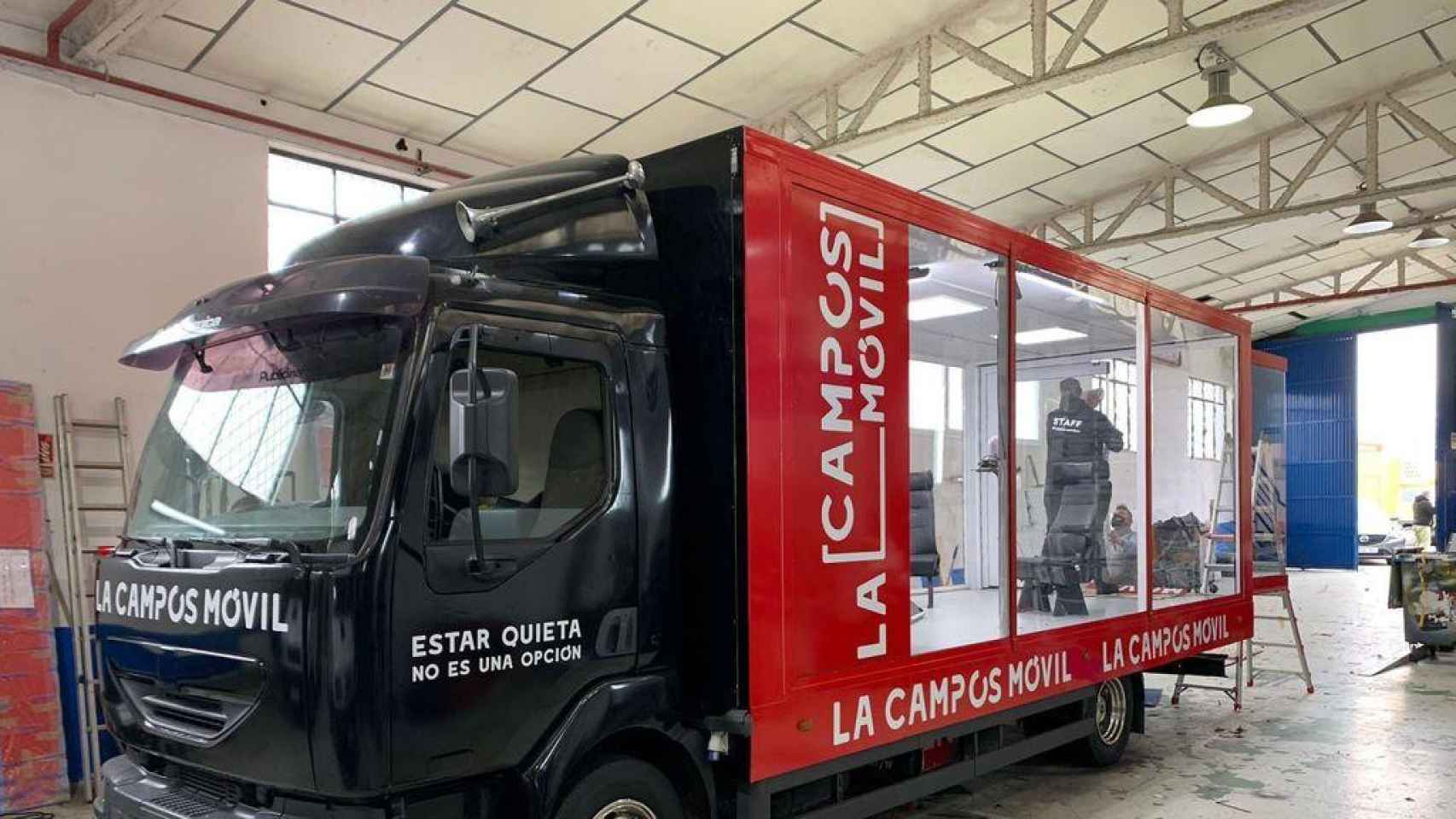 Camión de 'La Campos Móvil' / MEDIASET