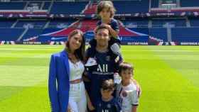 hijos de Leo Messi visten la camiseta del PSG