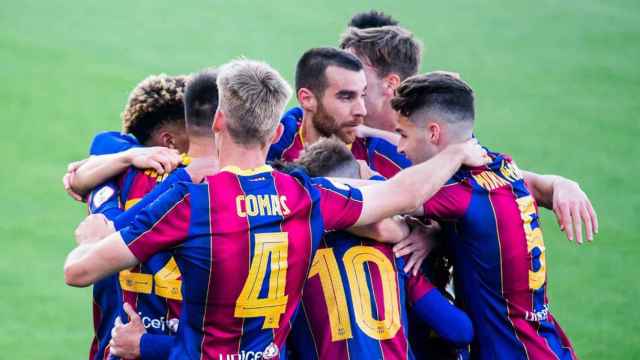 Los jugadores del Barça B ya conocen a su primer rival del play-off / FCB
